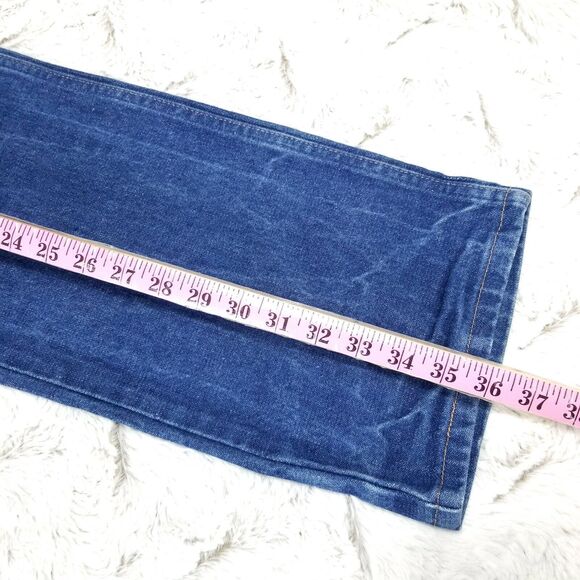 Wrangler Jeans Mens 42×36 Blue Regular Straight Dark Wash Denim - Picture 6 of 11